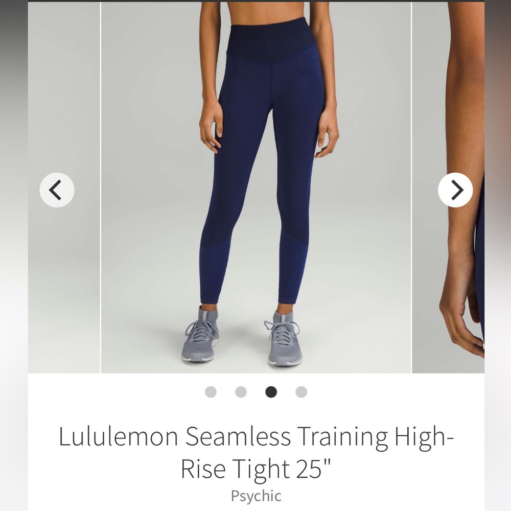 Lululemon 4 Seamless Training High-Rise Tight Psy… - image 2